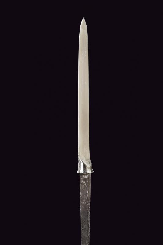 Monju Kane Hisa, Yari in shirasaya, Giappone, Periodo Edo, lunghezza 37.2 cm