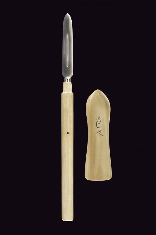 Yari in shirasaya con firma Monju Kane Hisa Saku