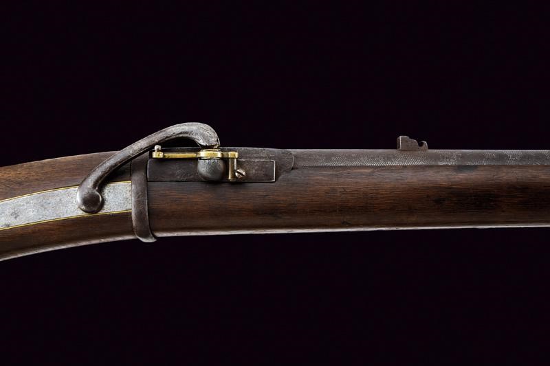 Raro teppo a miccia con canna incisa