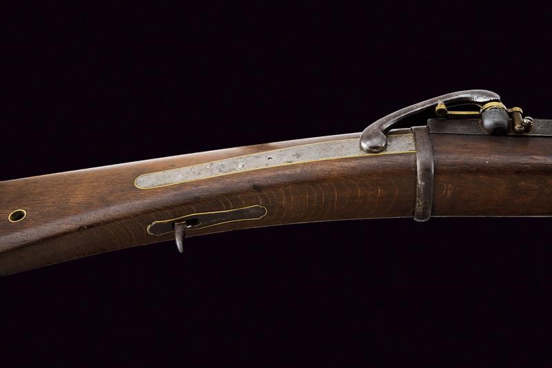 Raro teppo a miccia con canna incisa