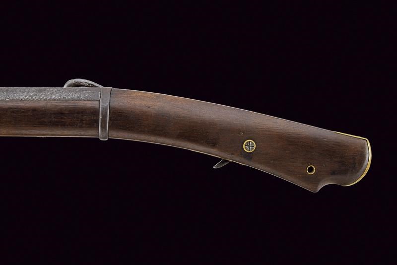 Raro teppo a miccia con canna incisa