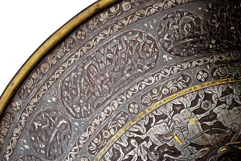Indopersia, Grande sipar, ferro, diametro 49 cm, 1860 circa