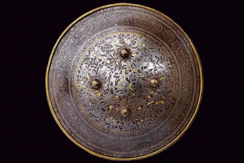Indopersia, Grande sipar, ferro, diametro 49 cm, 1860 circa