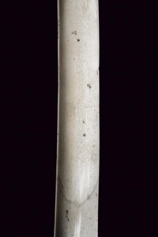 Rara sciabola tatara con lama in damasco