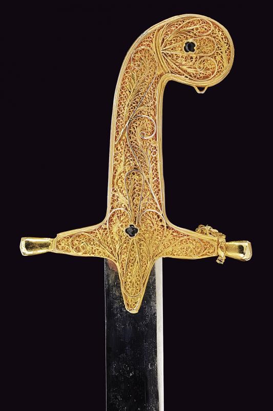Saif di presentazione, Arabia Saudita, lunghezza 93 cm, XX Sec.