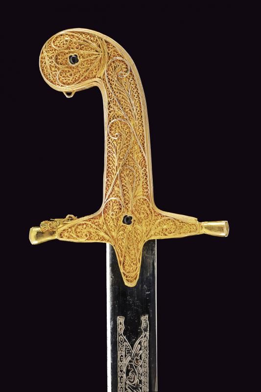 Saif di presentazione, Arabia Saudita, lunghezza 93 cm, XX Sec.