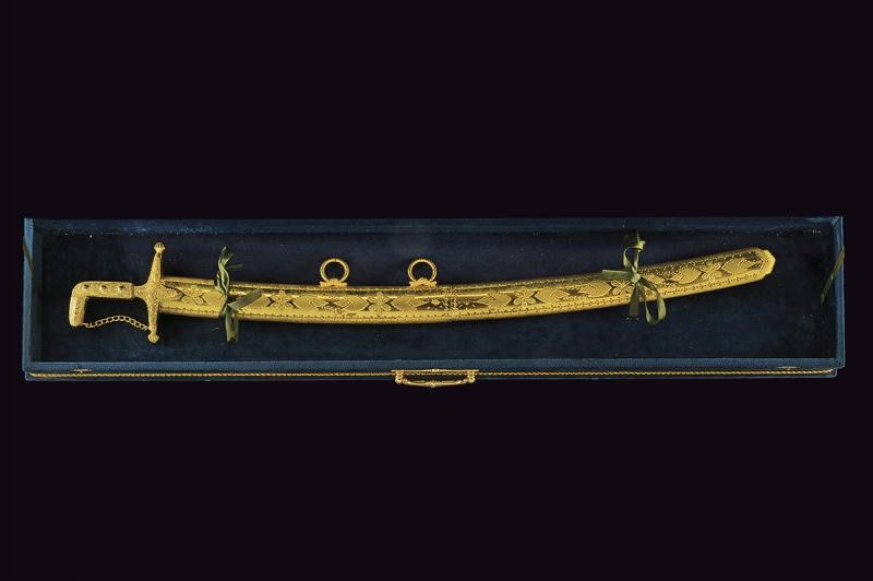 Saif di presentazione dorato