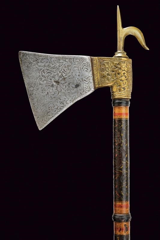 Indopersia, Tabar in ferro e ottone, XIX secolo