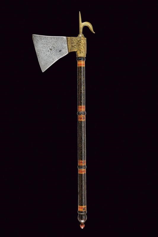 Indopersia, Tabar in ferro e ottone, XIX secolo
