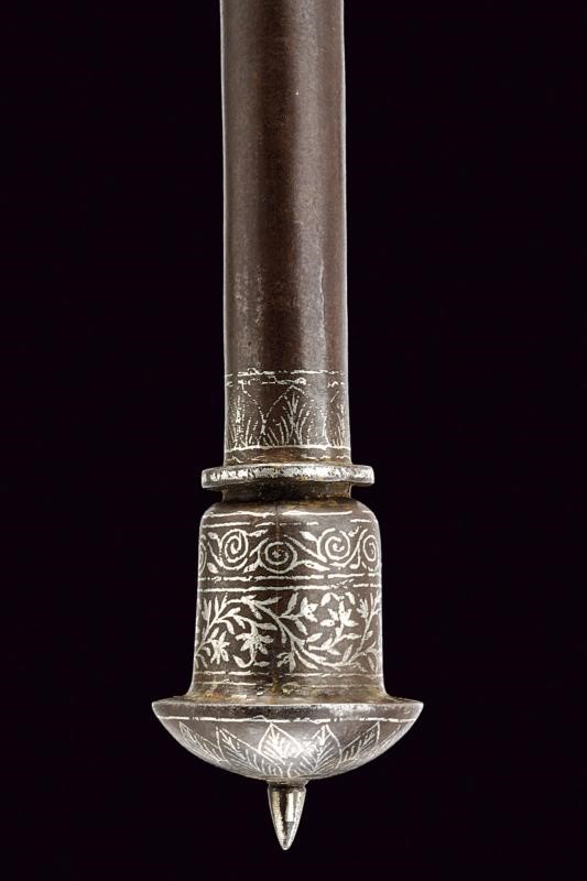 Martello d'armi Zaghnal, India, fine XIX secolo, lunghezza 65 cm