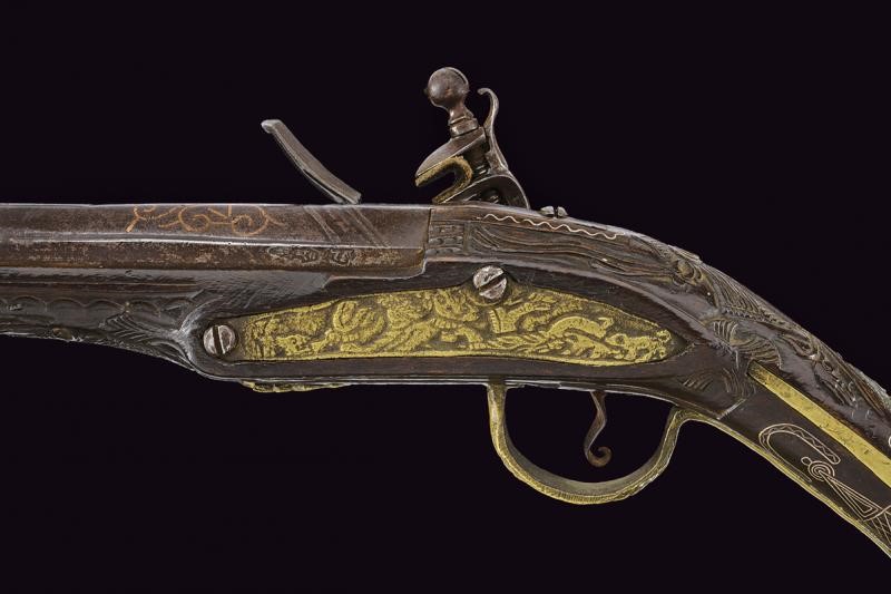 Pistola a pietra focaia, Impero Ottomano, XIX Secolo