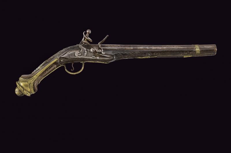 Pistola a pietra focaia, Impero Ottomano, XIX Secolo