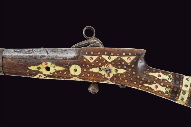 Pistola a pietra focaia alla morlacca, tecnica Balcani, XIX secolo