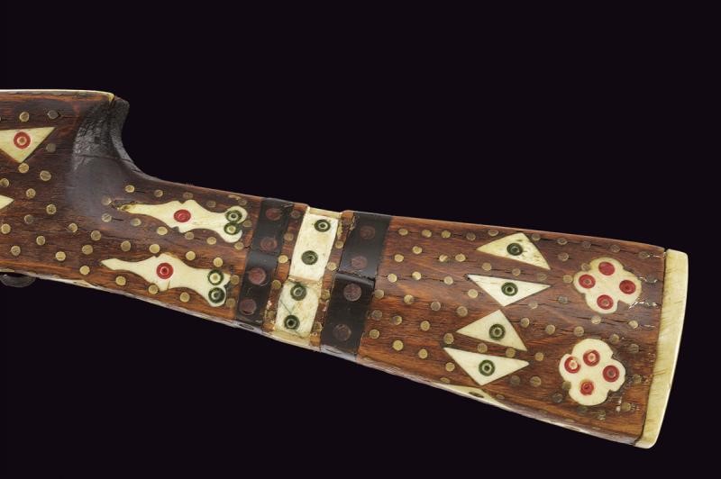 Pistola a pietra focaia alla morlacca, tecnica Balcani, XIX secolo