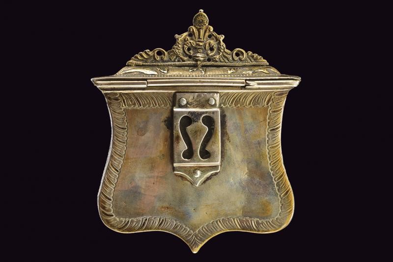 Cartucciera, argento dorato e niellato, Grecia, Fine del XIX Secolo