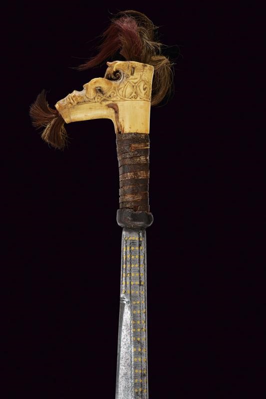 Lama Mandau, Kalimantan, lunghezza 71.5 cm, 1900 circa