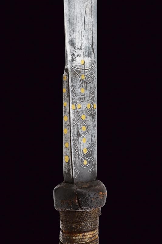 Lama Mandau, Kalimantan, lunghezza 71.5 cm, 1900 circa