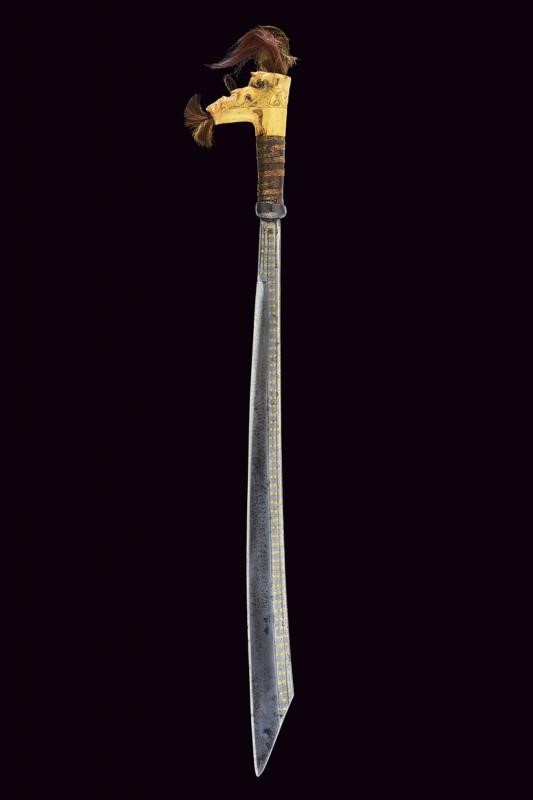 Lama Mandau, Kalimantan, lunghezza 71.5 cm, 1900 circa