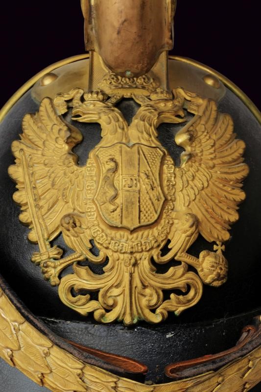 Elmo da ufficiale dei dragoni Mod. 1905