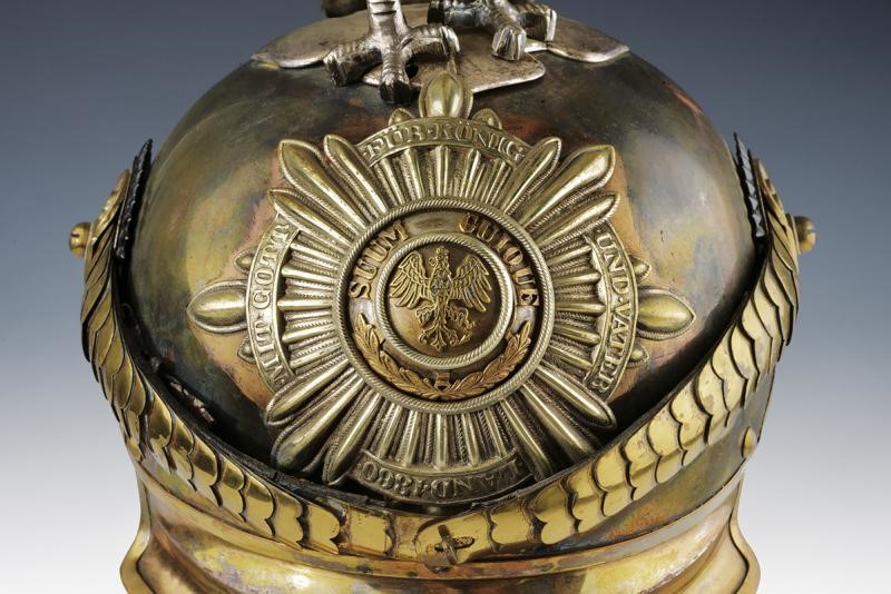 Elmo da sottufficiale del reggimento "Garde du Corps", Prussia, circa 1900