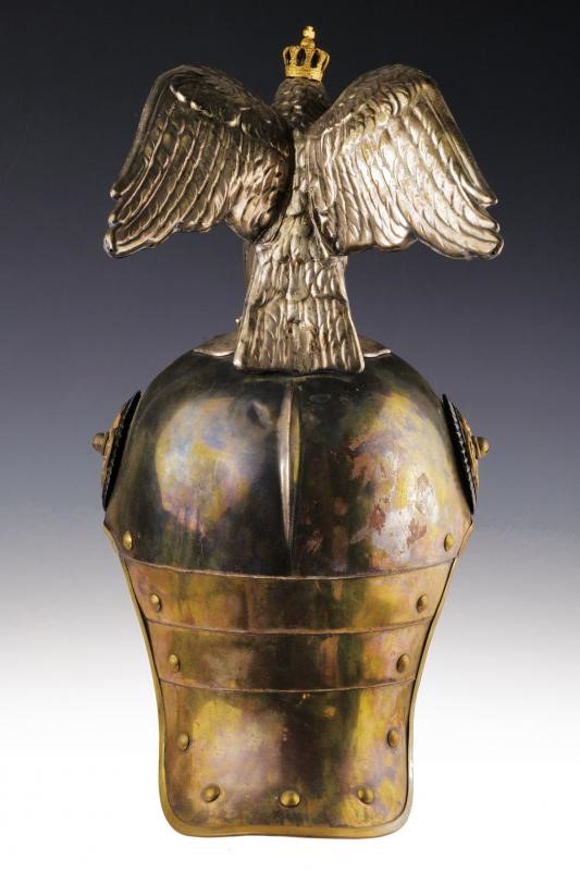 Elmo da sottufficiale del reggimento "Garde du Corps", Prussia, circa 1900