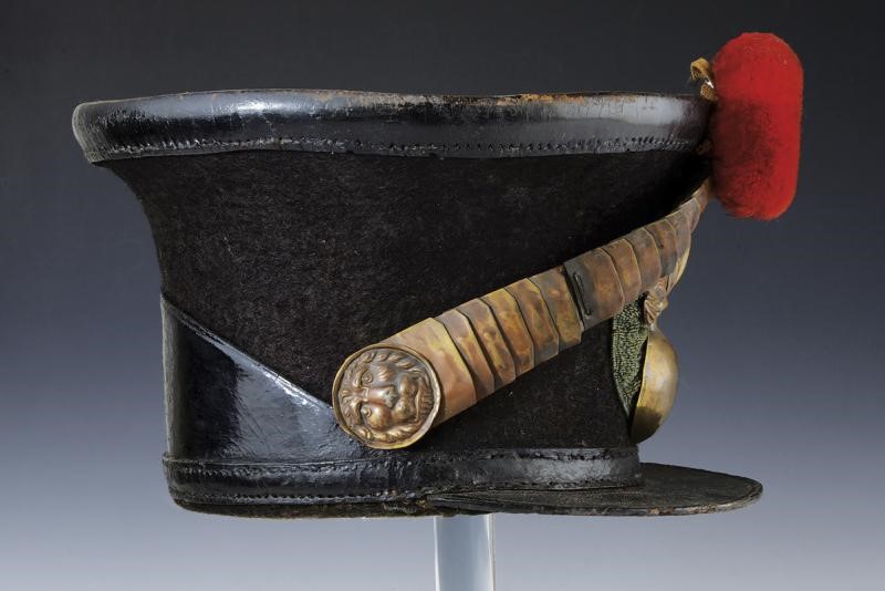 Regno di Sardegna, Shakot da truppa mod. 1833 per la Compagnia dei Granatieri del 6 Reggimento di...