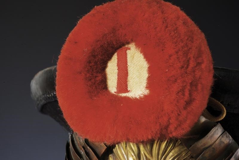 Shakot da truppa mod. 1833 per la Compagnia dei Granatieri del 6 Reggimento di Fanteria