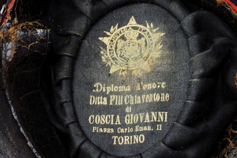 Berretto da carabiniere, Regno d'Italia, altezza 11 cm