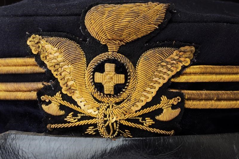 Berretto da tenente del genio per il servizio ferroviario