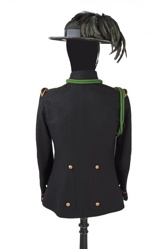 Lotto di una giubba da sergente e un moretto dei bersaglieri