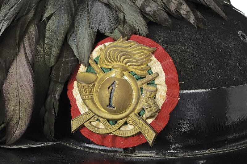 Giubba da sergente e moretto dei bersaglieri, Regno d'Italia, inizio XX secolo