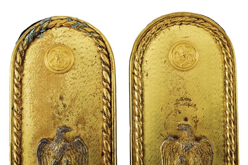 Paio di controspalline da Console Generale della MVSN