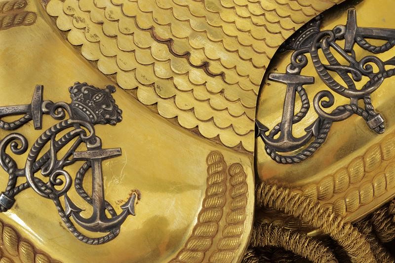 Paio di spalline da ammiraglio