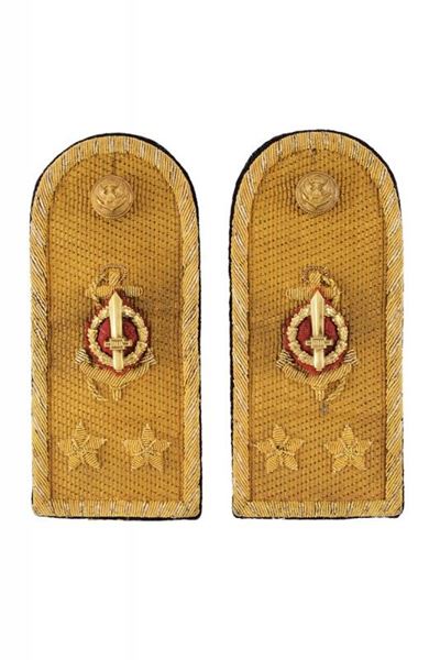Paio di controspalline da vice ammiraglio, Repubblica Sociale Italiana, 1944-1945
