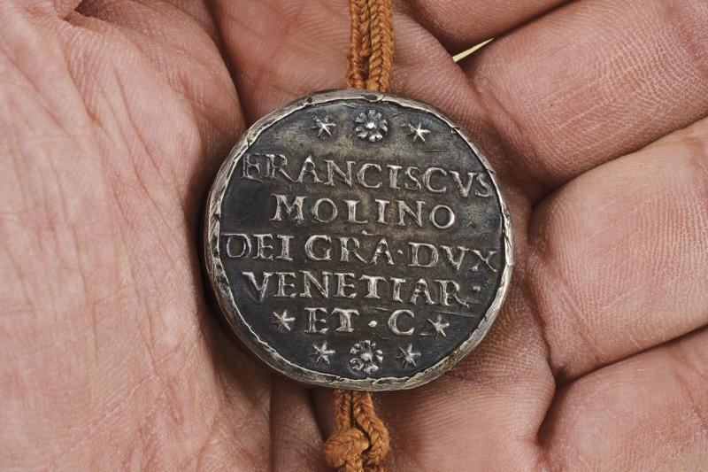 Francesco Molino, Nomina a Cavaliere di San Marco, Pergamena dipinta, metà del XVII secolo