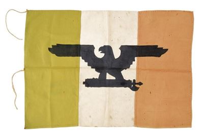 Repubblica Sociale Italiana, Piccola bandiera con aquila nera
