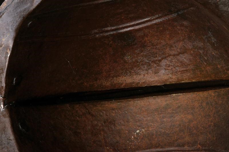 Morione, coppo in ferro del 1600 circa, Germania del Sud