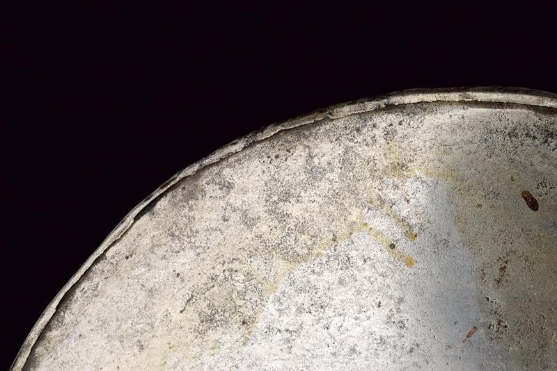 Morione, coppo in ferro del 1600 circa, Germania del Sud