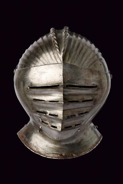 Bell'elmo Massimiliano a due creste, Germania del Sud, 1520/30