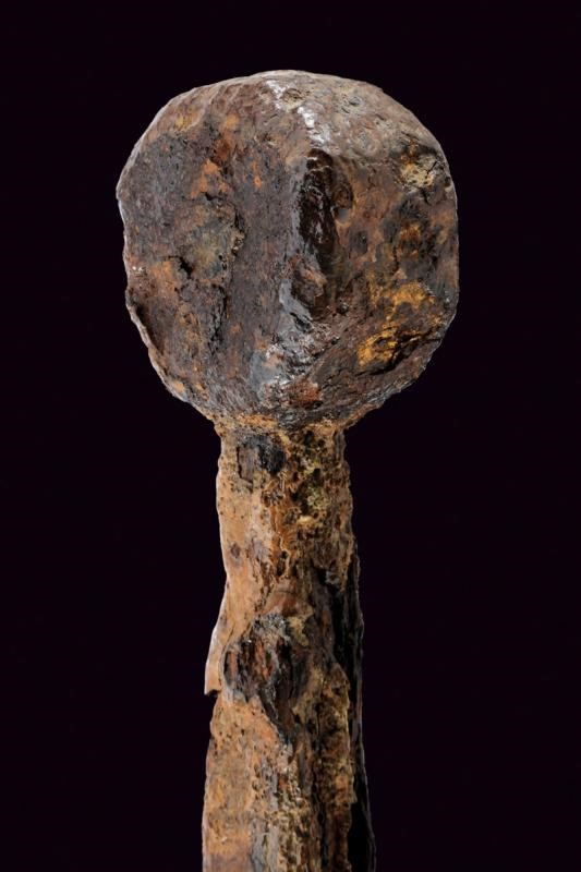 Spada da cavaliere, XIV Sec., Francia, lunghezza 116.5 cm