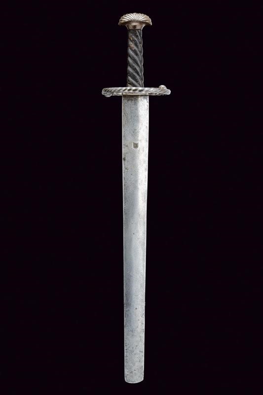 Spada da lanzichenecco, tecnica svizzera, XVI - XVII secolo
