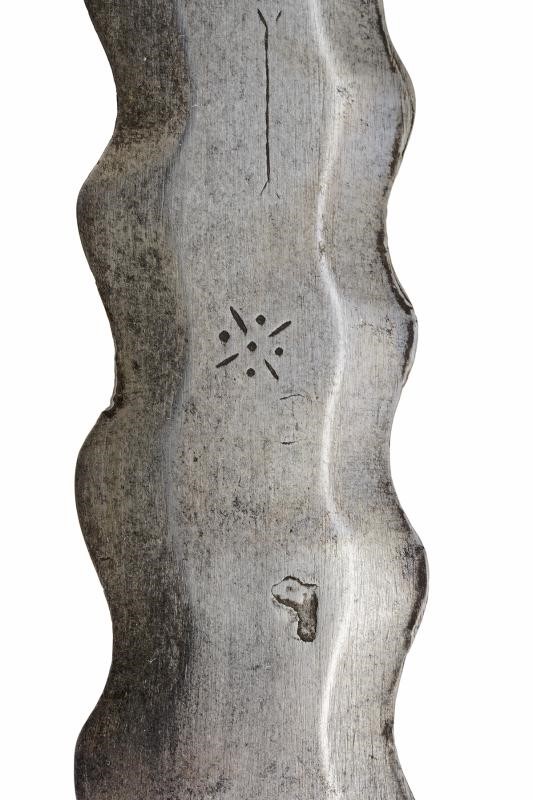 Spada a due mani, Bella flamberga, Germania, circa 1625