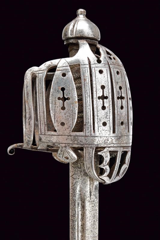 Spada a gabbia (Claymore) scozzese, circa 1745