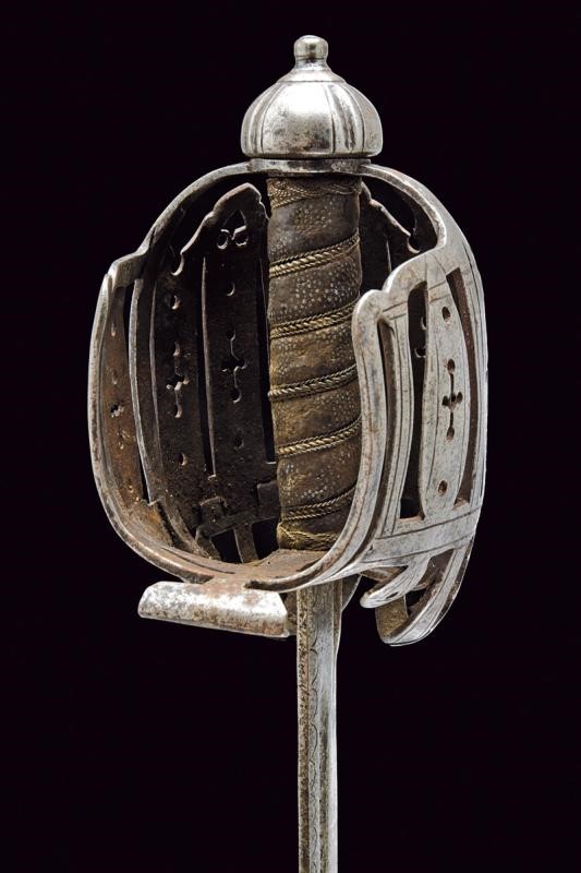 Spada a gabbia (Claymore) scozzese, circa 1745