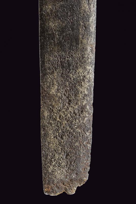 Schiavona, lama dritta a duplice e triplice scanalatura, XVII Secolo