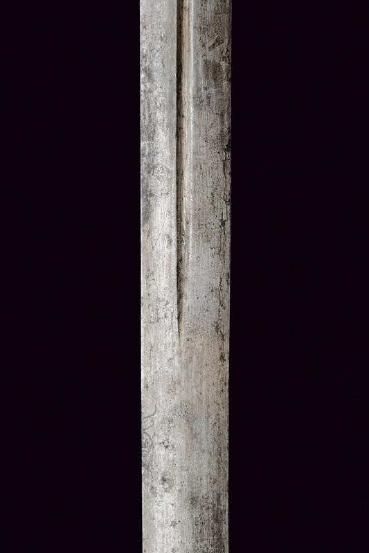 Schiavona, lama dritta a due fili del XVII secolo, Veneto