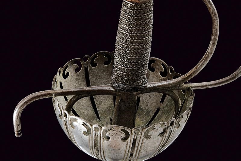 Spada a tazza, Italia o Spagna, Seconda metà del XVII secolo