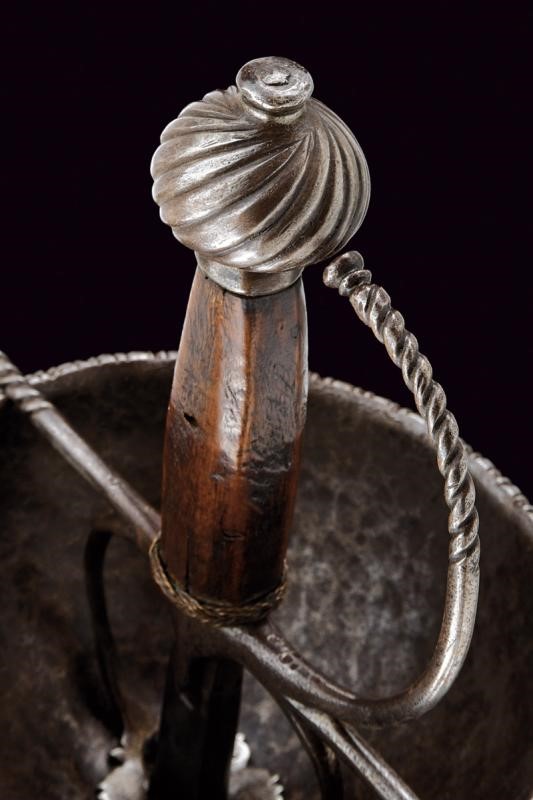 Spada a tazza, Italia o Spagna, Seconda metà del XVII Secolo