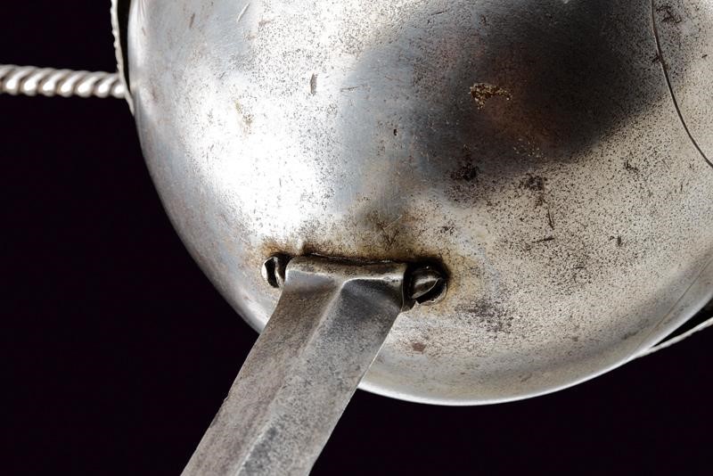 Spada a tazza, Italia o Spagna, Seconda metà del XVII Secolo