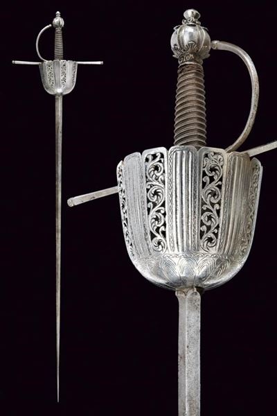 Spada a tazza, Spagna, XVIII Secolo
